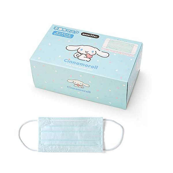 他サイト： [サンリオ] マスク 不織布 大人用 30枚 ボックス シナモロール シナモン Cinnamoroll プリーツタイプ 個別包装 キャラクターの商品画像