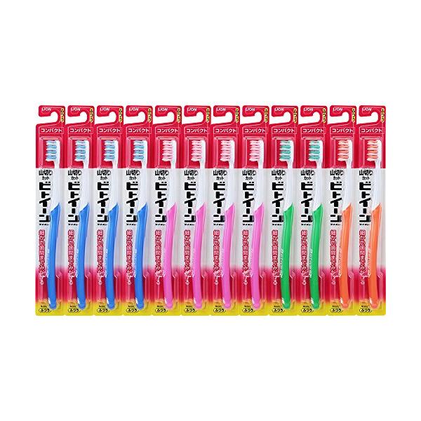 他サイト： ビトイーンライオン ハブラシ コンパクト ふつう 12本パックの商品画像