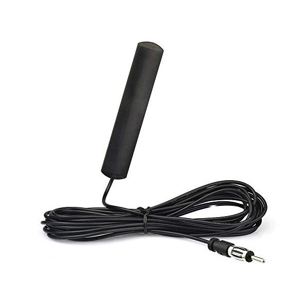 ・タイプ-2  ・AM FMダイポールアンテナ 自動車ラジオ/FM/AMモードアンテナ 貼り付けアンテナ ｜ 小型・薄型・軽量サイズ・ケーブルの長さ：3m｜ 取付簡単 | ※電波を通しずらいガラスを使用した車の場合は受信感度が低下する場合が...