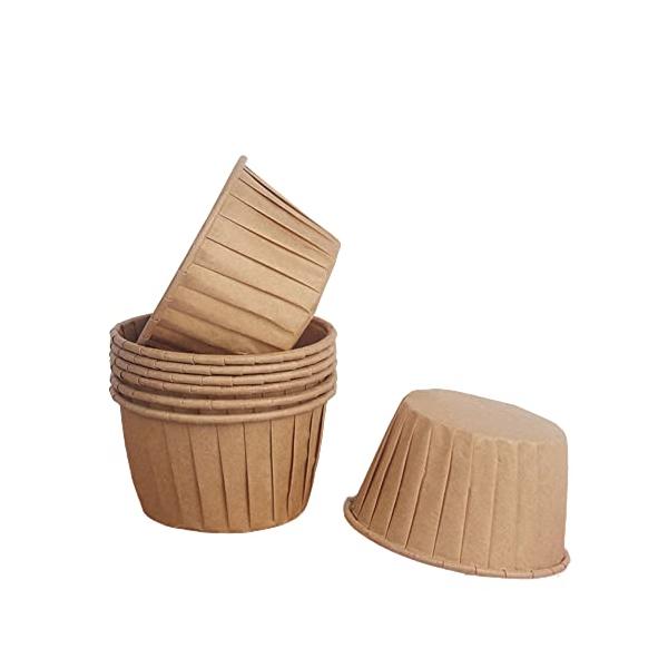 食品用PETと紙でできており、無臭で耐熱性、耐油性があり、安全で信頼性が高い。 直接オーブンで加熱することも可能です。 210℃までの耐熱性。・厚手の素材を使用し、安定性が良い。 金型が不要で、そのまま使用でき、ベタつきません。・マフィン、...