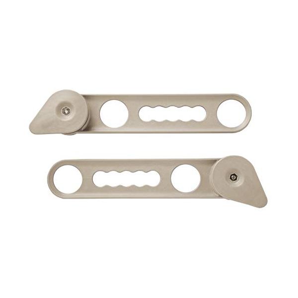 他サイト： コモライフ 本体:ポリプロピレン、ガラス繊維 留め具:ステンレス お助け物干しサオアップ 高さ調節 竿掛け マンション 物干しアーム 干せる量アの商品画像