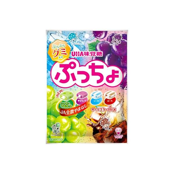 他サイト： UHA味覚糖 ぷっちょ袋 ４種アソート 88g×6袋の商品画像