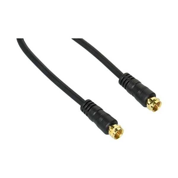 他サイト： アイネックス アンテナケーブル F型ネジ式 ストレート 0.3m F4C-03 ブラックの商品画像