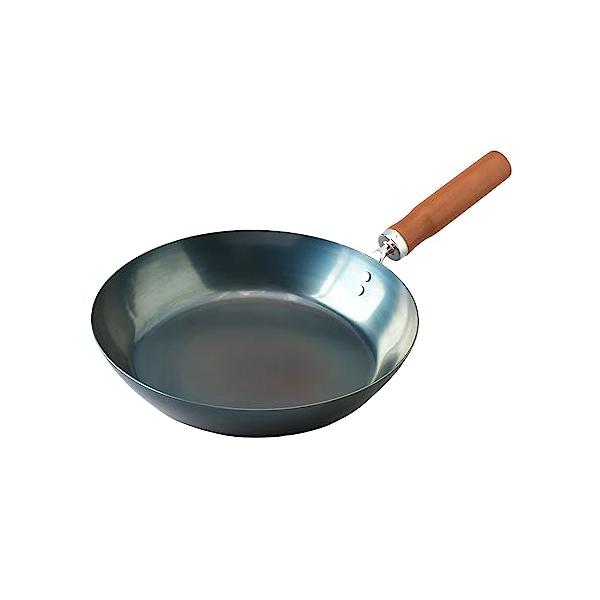 他サイト： 川端滝三郎商店 フライパン 28cm IH対応 日本製 鉄 こびりつかない 耐久性 片手鍋 炒め 調理器具 木 柄 鍋 キッチン用品 キッチン雑の商品画像