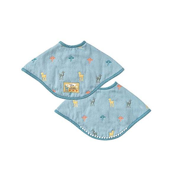 他サイト： [ディモワ] スタイ・ビブ Amelie ふくふくガーゼ 2wayビブ 2枚セット 21151012 マルチカラー 2個 (x 1)の商品画像