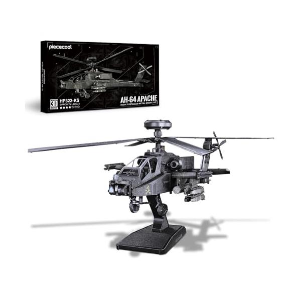 Piececool(ピースクール) 金属製 立体パズル 戦闘機 メタリックナノ