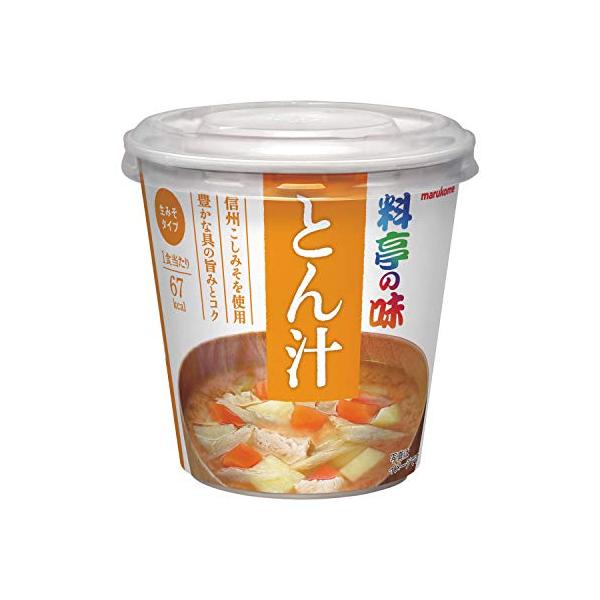 ・ 1食 (x 6) ・・FlavorName:味噌Size:1食 (x 6)・【簡単調理】ランチに、一人の時の食事に、手軽に美味しいおみそ汁をお楽しみいただけます。みそは信州赤系のこしみそを使用。・【本格とん汁】だしはかつおベースに玉ねぎ...