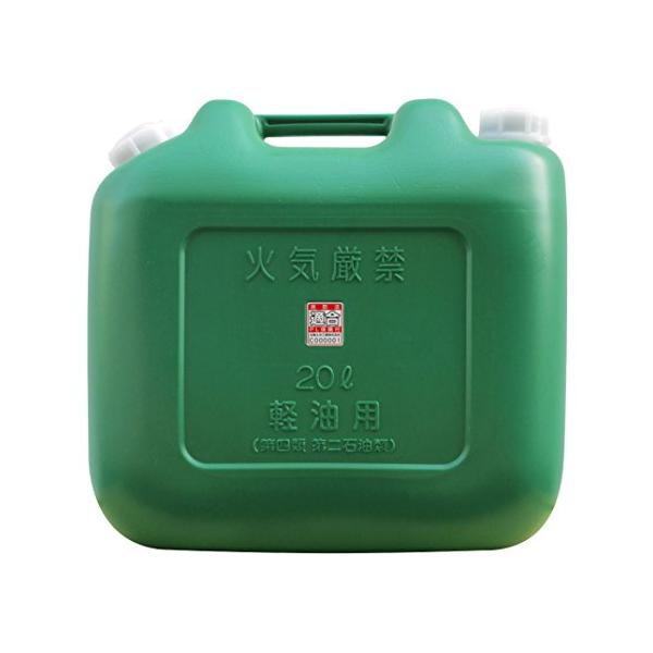 北陸土井工業 ヒシエス 軽油缶 20L(消防法適合品)ノズル付