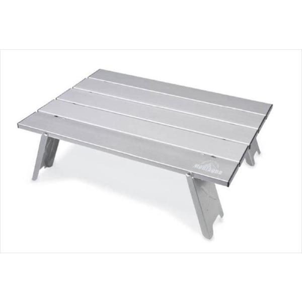 ハック ポータブルアルミテーブル 3016 シルバー 使用時/幅40×奥行29