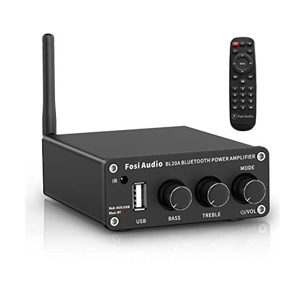 ブラック/-/bl20a・Model:bl20a・多機能なアンプ高性能TPA3116D2チップを搭載したBL20Aは、コンパクトなデザインで、スマホ/パソコン/MP3プレーヤー/TVお部屋/本棚式のスピーカーに接続するのに適しており、2Ωか...