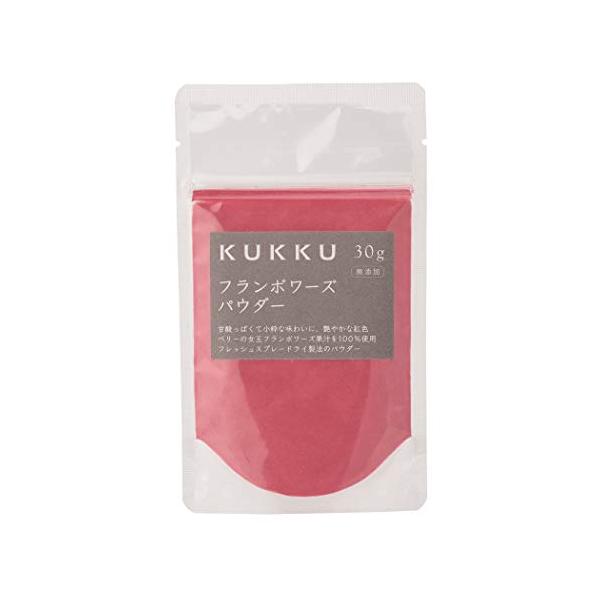 -/30g/-・Size:30g・パッケージ個数:1・自然本来の色と風味が楽しいパウダーKUKKUとは、濃厚でフレッシュなフルーツパウダー。化学的な合成着色料は一切不使用で、自然本来の色と風味が楽しい、美味しく安全なパウダーです。・愛らしく...