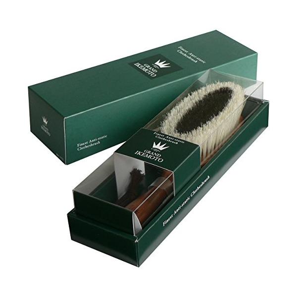 静電気除去服ブラシSサイズ白馬毛 Sサイズ/1個 (x 1)/IKC-3222・Color:白馬毛 Sサイズ・パッケージ個数:1・サイズ:約W58×D53×L250mm・重量:約96ｇ・材質:本体/天然木、毛/天然毛、銅イオン含浸アクリル繊...