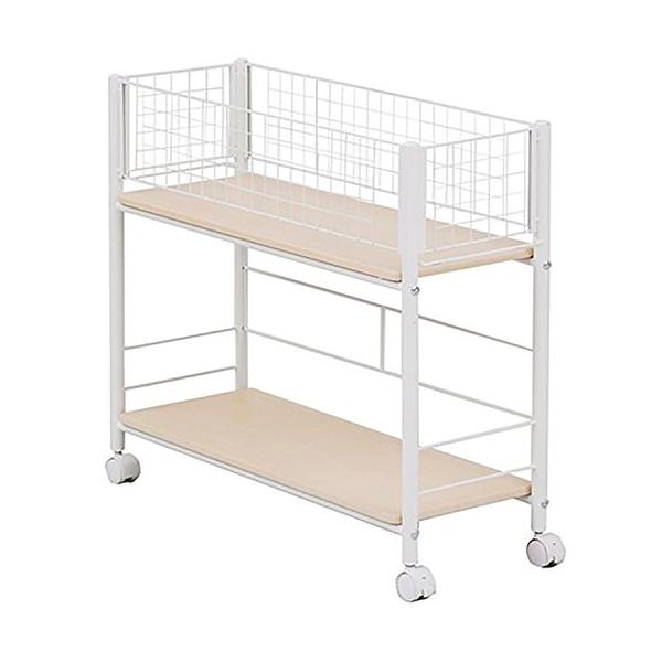 押入れ収納ラックメイプル/アイボリー/幅20/OSR-7520(NM/IV)・Color:メイプル/アイボリーSize:幅20・パッケージ個数:1・●押入れ下段にぴったりなサイズ(高さ約65cm)・●キャスター付なので押入れから出入れがラク...