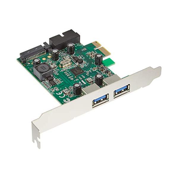 -/-/USB3.0RA-P2H2-PCIE・パッケージ個数:1・仕様:USB3.2 Gen1(USB3.0) 2ポート(外部)+ 2ポート(ピンヘッダ)・対応機種:PCI-Express x1搭載PC(Gen2.0対応)・外部2ポート+ピ...