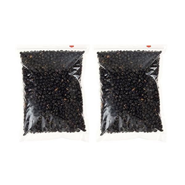 他サイト： 北海道産 煎り黒豆 1kg (500g ２袋入り)の商品画像