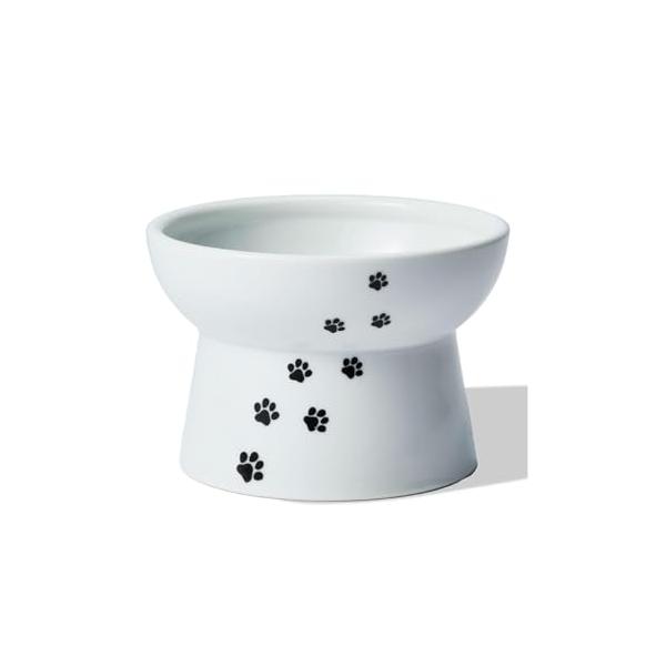 猫壱 ハッピーダイニング 脚付フードボウル レギュラー 猫柄 猫用 食器