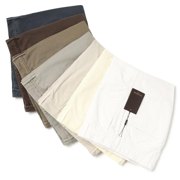 インコテックス / INCOTEX / 100型  / ストレッチ パンツ / コットントリコチノ / ガーメントダイ / SLIM FIT / 返品・交換可能