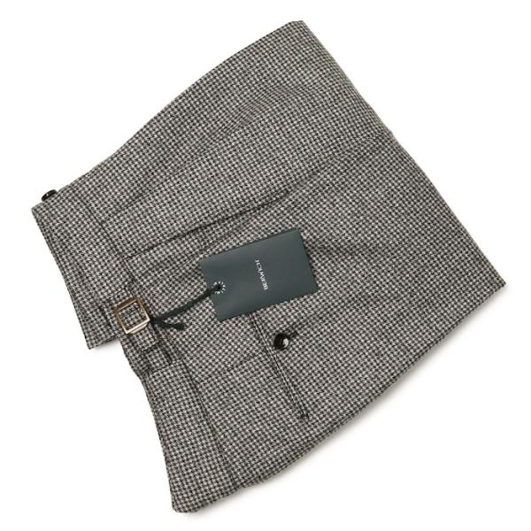 ベルウィッチ / BERWICH / スコッチ / SCOTCH / ツープリーツ パンツ / ウールフラノ 千鳥柄 サイドアジャスター ベルトレス / 返品・交換可能