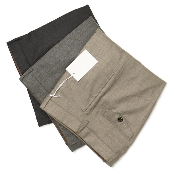 ベルウィッチ / BERWICH / ルカーノ ロング / LUCANO LONG / ワイドストレート パンツ / CANONICO / カノニコ社 / ウールフランネル / 返品・交換可能