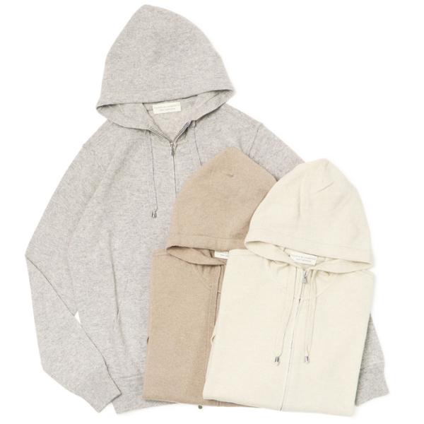 FILIPPO DE LAURENTIIS　ウール　カシミヤ　ニット　パーカー FILIPPO DE LAURENTIIS フィリッポ デ ローレンティス [秋冬] ニット