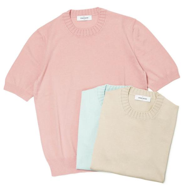Gran Sasso グランサッソ / GRANSASSO クルーネック ニット T
