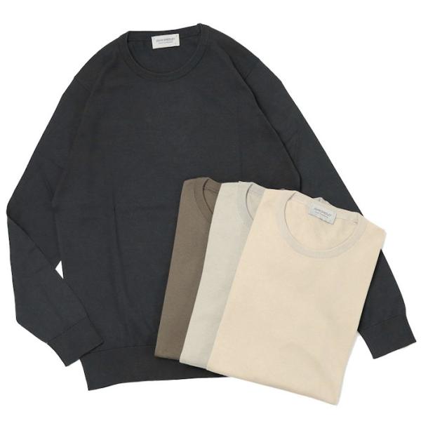 JOHN SMEDLEY ジョンスメドレー / DAVID クルーネック ニット JOHN SMEDLEY ジョンスメドレー / DAVID クルーネック ニット