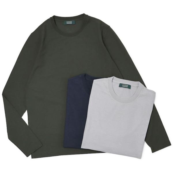 【新品未使用、値下げ】ザノーネ　アイスコットン　長袖　ニット　ロンT ZANONE ザノーネ / アイスコットン ICE COTTON クルーネック