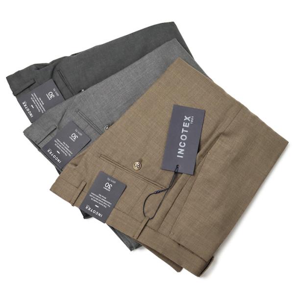 美品！イタリア製　インコテックス　SUPER WOOL100 スラックス　50 1t0031-1645a-990.jpg