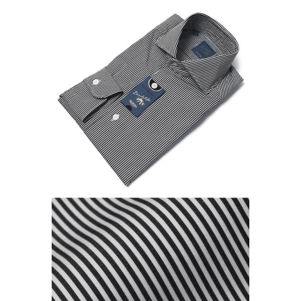 BARBA DANDY LIFE ストライプカッタウェイシャツ Italy 干場 BARBA（バルバ） バルバ / BARBA / DANDY LIFE / ダンディ ライフ