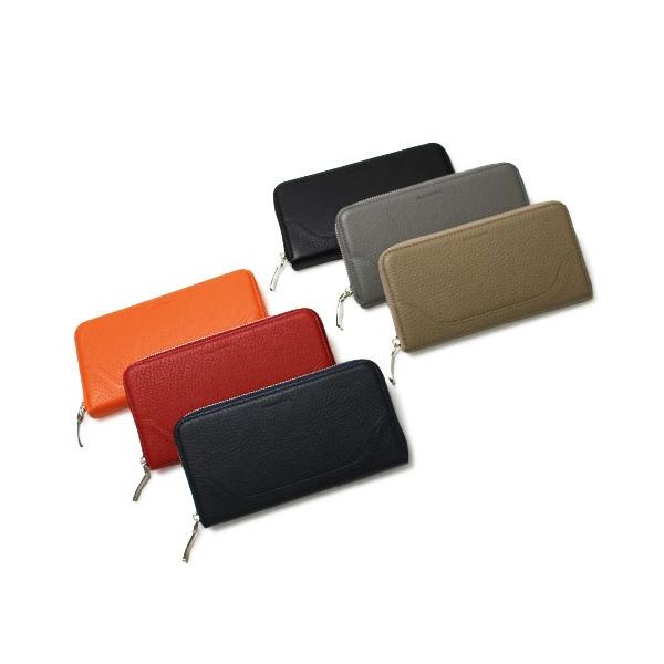 PELLE MORBIDA ペッレ モルビダ / シュリンクレザー ラウンドジップ長