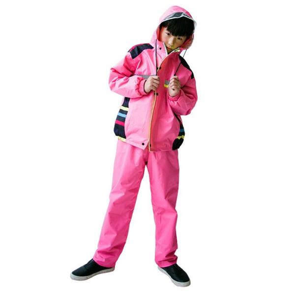 レインウェア 子供用 ボーイズ ガールズ 上下セット レインコート 男女兼用 反射テープ 収納ポーチ付き 雨具 梅雨対策 通学 キッズ かわ :20230223151701-00083:Noa 通販 レインウェア 子供用 ボーイズ ガールズ 上下セット レインコート 男女兼用 反射テープ 収納ポーチ付き 雨具 梅雨対策 通学 キッズ かわ