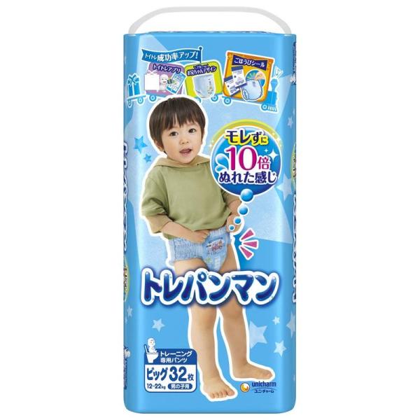 パンツ ビッグサイズトレパンマン男の子 トイレトレーニング用 (12~22kg)32枚 :20230224145759-01126:Noa 通販 ユニチャーム トレパンマン 男の子用BIGサイズ32枚 (旧品) 格安おむつ