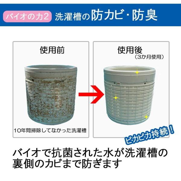 洗濯機用 実物 バイオ アイ ボール 臭い 洗濯槽クリーナー 生乾き 部屋干し エコ 効果 約6ヶ月 洗濯物 カビ