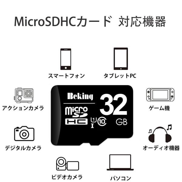 Beking Microsdカード Class10 メモリカード Microsd クラス10 Sdhc マイクロsdカード Androidス Boisewomenrun