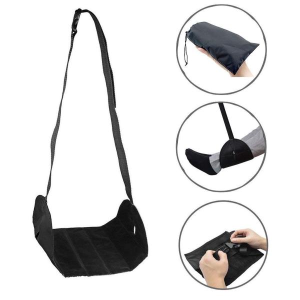 Newpower フットレスト 足置き 足らくらく 飛行機 機内リラックスグース 海外旅行 トラベル オフィス 車用