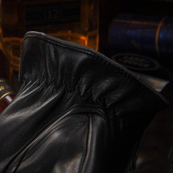 希望者のみラッピング無料 Golovejoyビジネス手袋メンズレザー防風防寒ハイグレード男性用カジュアル本革グローブ L 黒色 並行輸入品