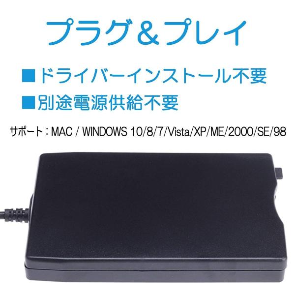 Agm Usb 外付け フロッピー ディスク ドライブ 3 5 インチ Fdd Floopy Drive Windows Xp 0 Shrimohta