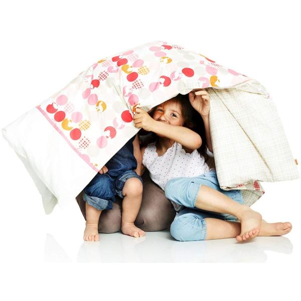 ストッケ まとめ買い特価 ベッドリネン 枕カバー 100x140cm シルエットブルー ふとんカバーセット