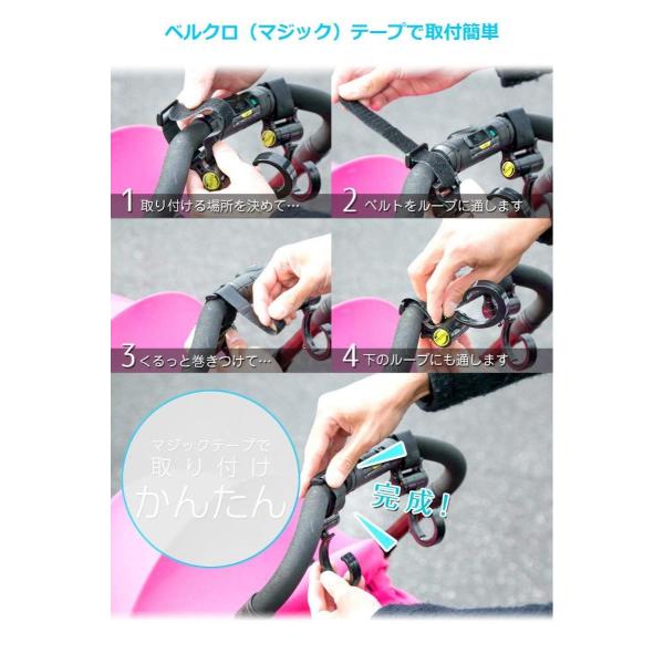 Abory ベビーカー フック ベビーカー荷物フックにも 黒 価格 交渉 送料無料 自転車のハンドルやスーツケースにも使える おすすめマルチフック 360度回転