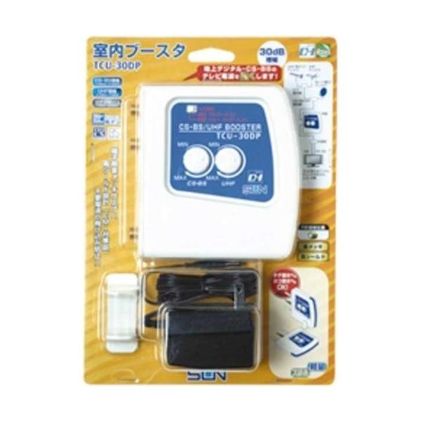 サン電子 Bs Cs 屋内型 Uhf用卓上ブースター お買得 Tcu 30dp