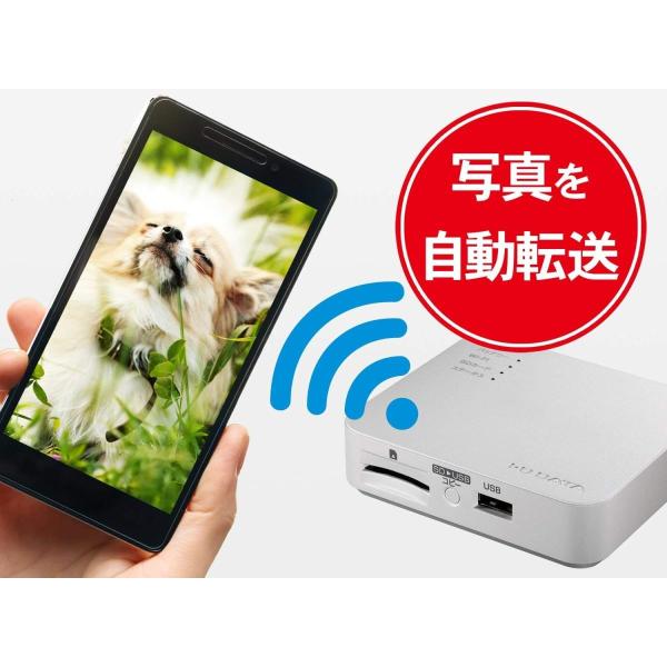 I O Data Wi Fi Sdカードリーダー Ios Android Wfs Sr03w スマホ充電 350mah 11ac 定番キャンバス 3