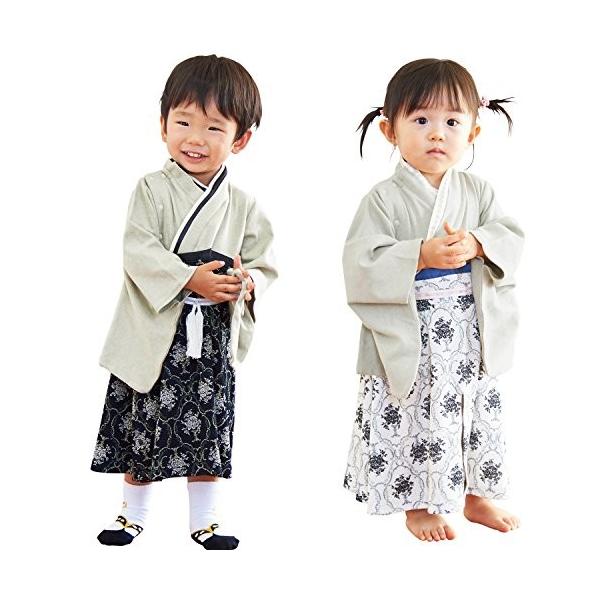 Sweet Mommy 袴ロンパース 日本製ちりめん オーガニックコットン 超激安 裾タイプ2way カバー ベビー袴 和装 ロンパース ワンピース