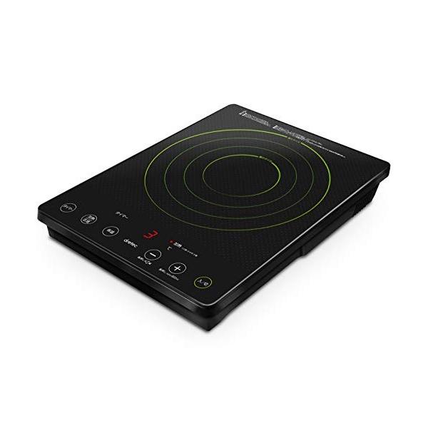 Dretec ドリテック 19年最新モデルihクッキングヒーター 卓上 おしゃれ スーパーセール 保温 Ih調理器 高火力1400w タイマー 省エネ