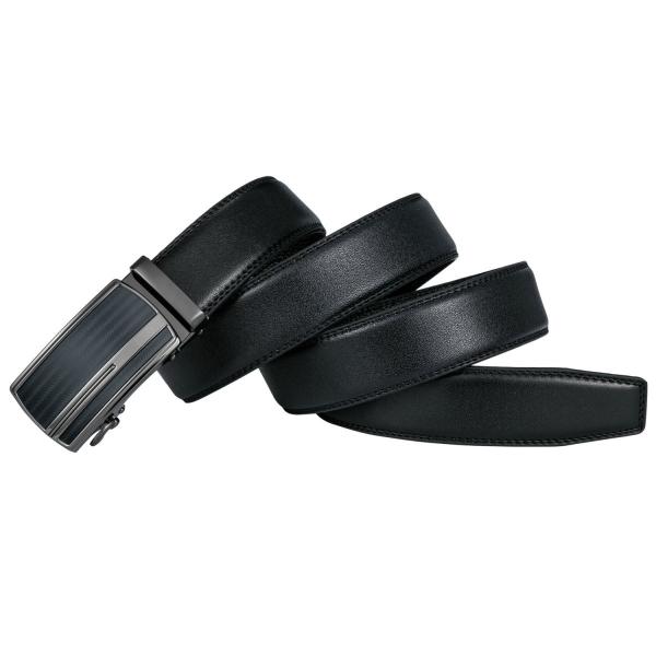 Guzarap メンズ ベルト 本革 自動ロック レザー サイズ調整可能 グレー2 カジュアル 送料無料カード決済可能 ビジネス