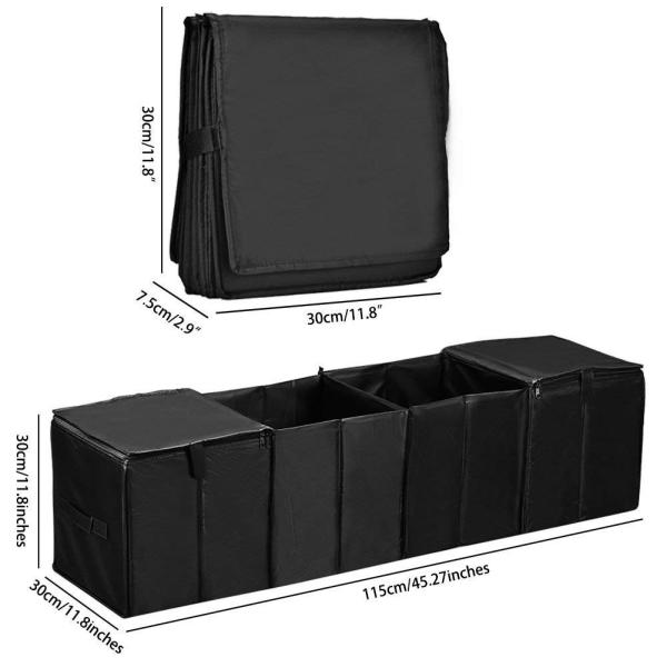Fbest 車用収納ボックス 大容量 車載 収納ケース 折りたたみ 収納 カーボックス トランク 防水 ラゲッジ 多機能 1年保証 滑り止め Box