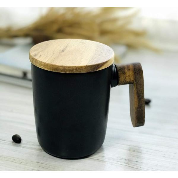 10 Off Clapoyis マグカップ コーヒーカップ ふたつき おしゃれ 北欧 レディペアカップ ブラック メンズ C003 02 陶器