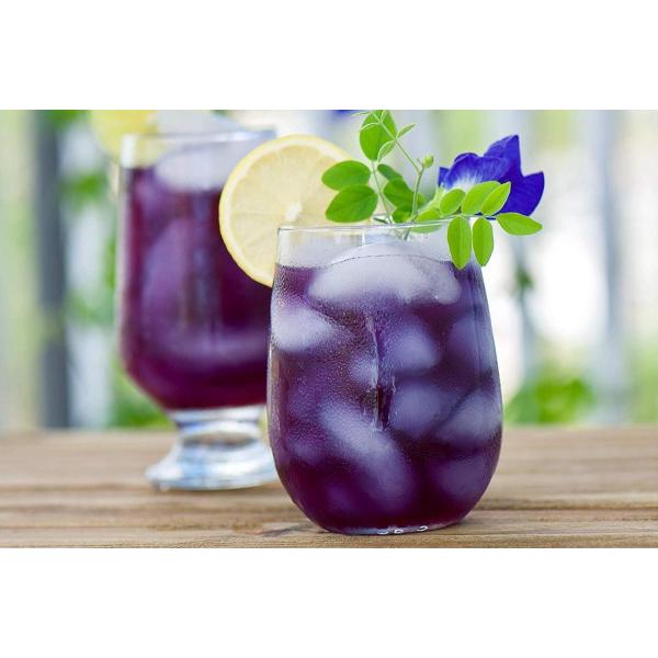 青いお茶 バタフライピー レモングラス ミックスドライ天然茶葉 ハーブティー お得に