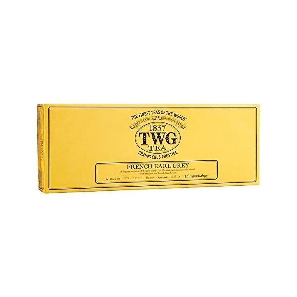 シンガポールの高級シンガポールの高級紅茶twgシリーズ French Earl Grey 奉呈 15ティーパック フランスのアールグレイ 並