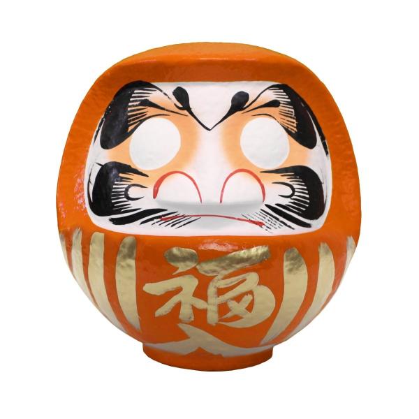 高崎だるま オレンジ 新型 38x34x39cm 社運隆盛 大願成就 Hkdm New Or 15 Thefilmcorner Eu