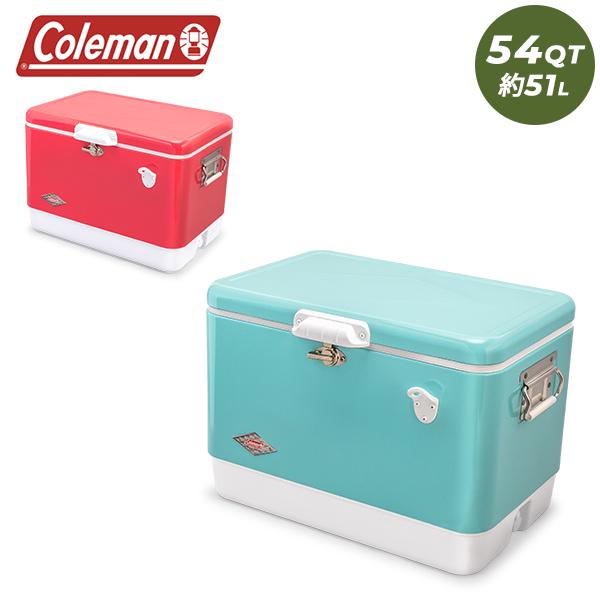 コールマン Coleman クーラーボックス 54QT ステンレス 60周年記念 